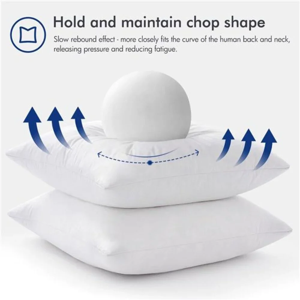 22x22 Pillow Inserts,Set of 2 Down Feather Throw Pillows for Couch Sofa